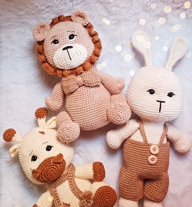 animais amigurumi